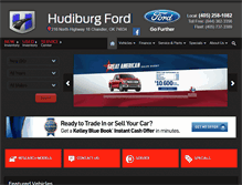 Tablet Screenshot of hudiburgford.com